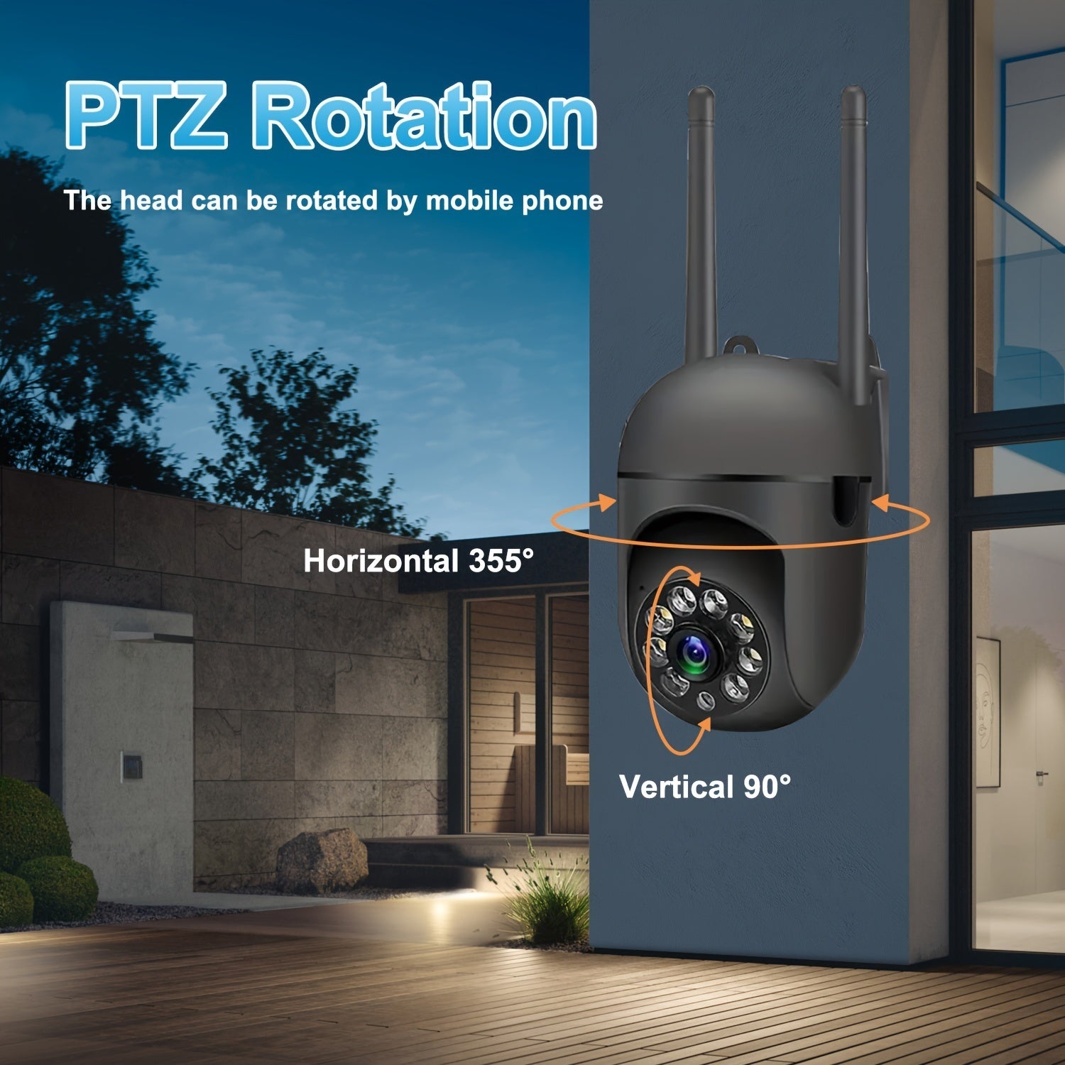 360° HD Wireless Outdoor Security Camera