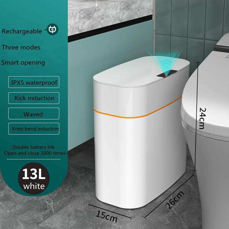 Automatic Smart Sensor Trash Can with Lid