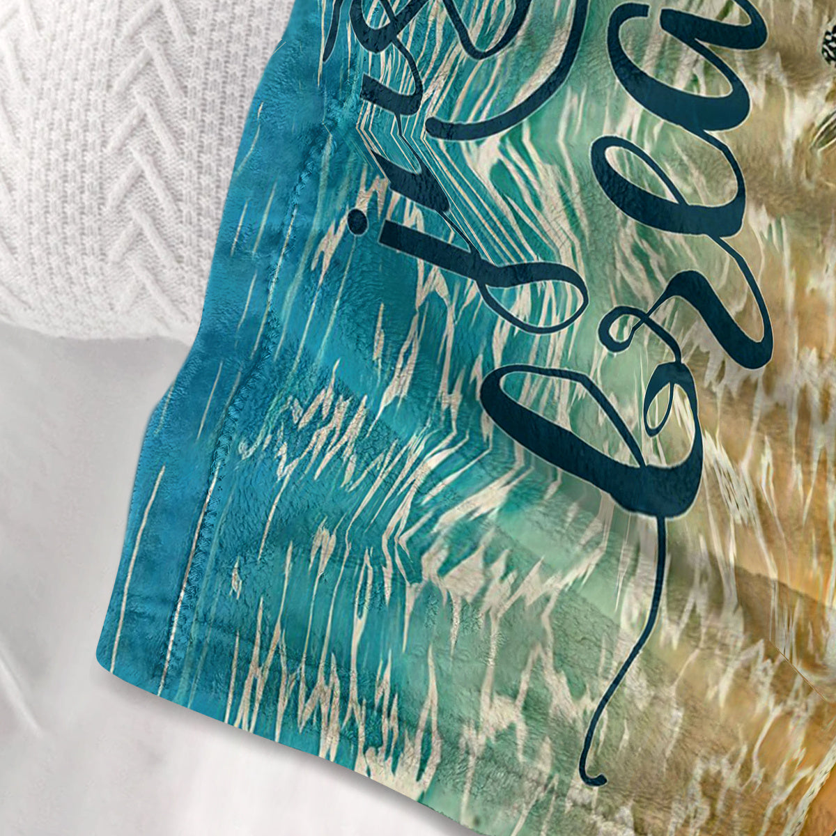 Sea Turtle Flannel Fleece Blanket