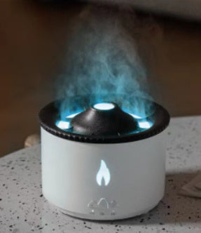 Two-color Spray Ring Volcano Humidifier