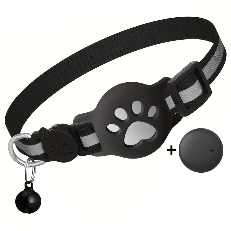 Cartoon Printed Pet Cat Locator Collar