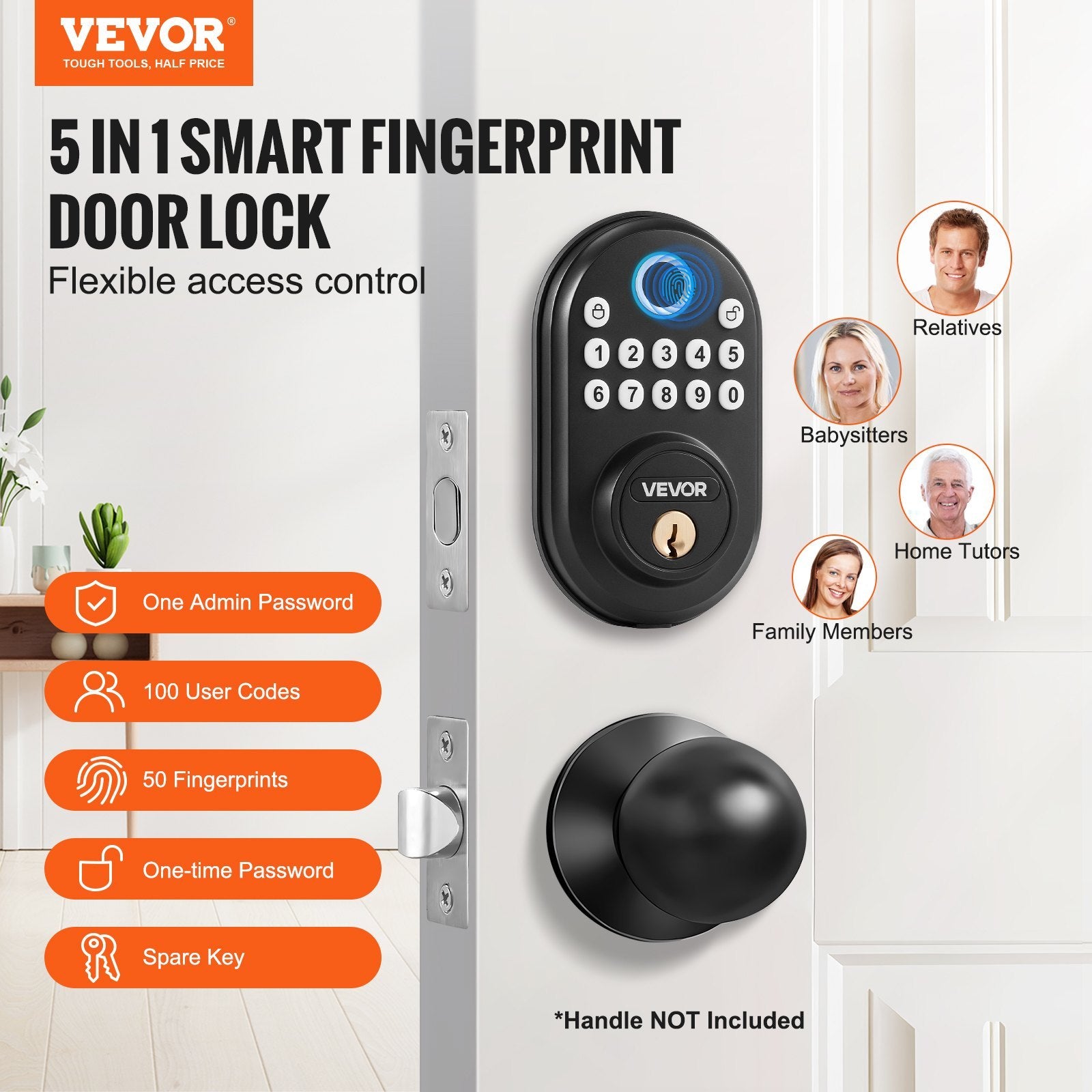 Fingerprint Keyless Smart Door Lock