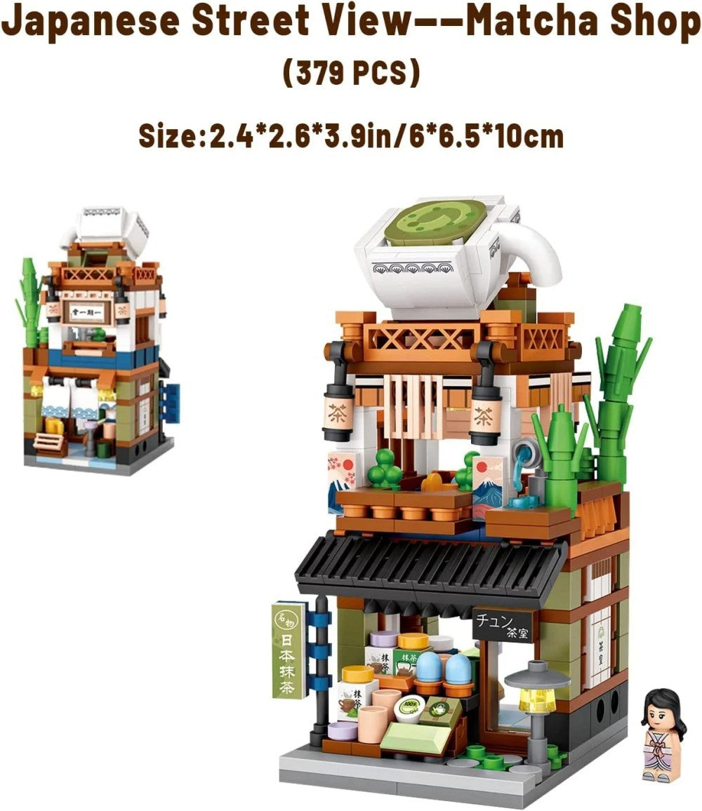 1608-Piece Japanese House Building Block Set