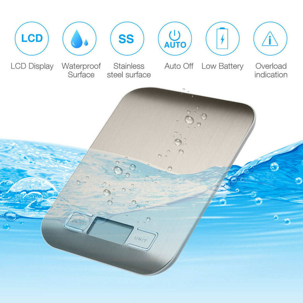 Digital Stainless Steel Kitchen Food Scale