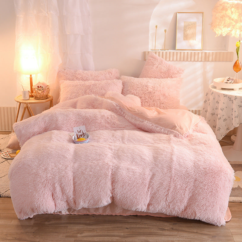 Luxury Warm Thick Fleece Duvet Cover