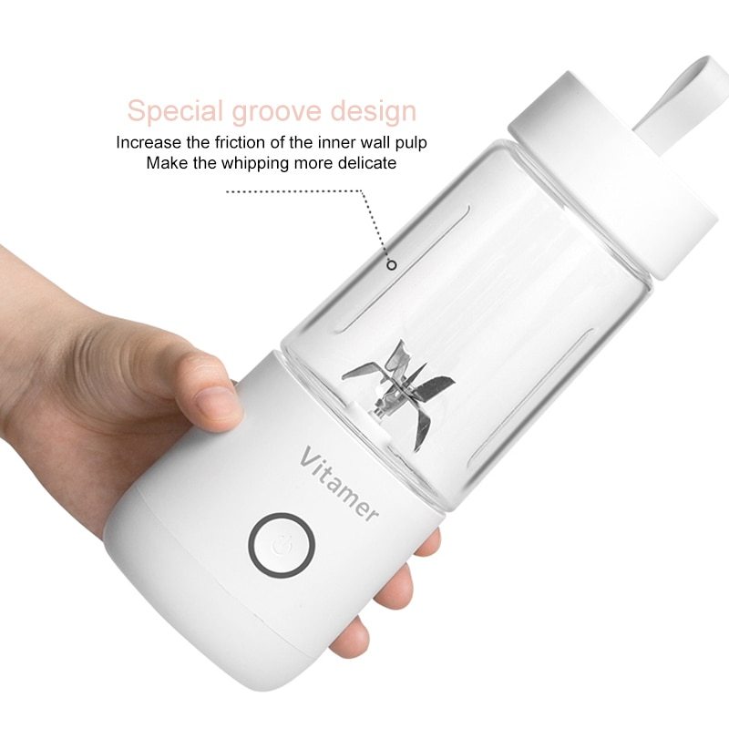 350ml Portable USB Rechargeable Juicer Blender Cup