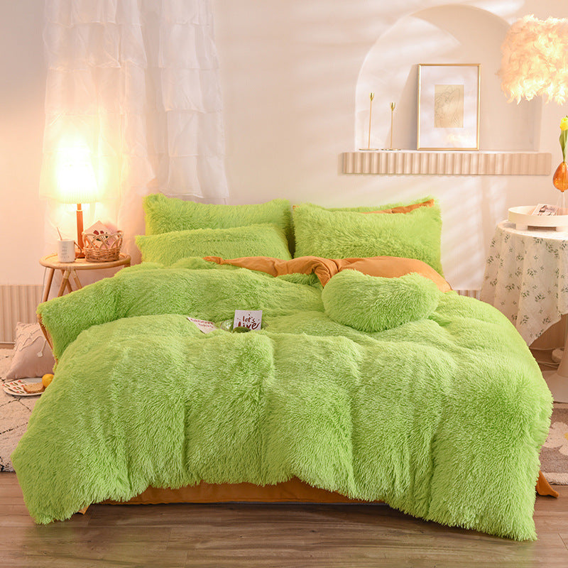 Luxury Warm Thick Fleece Duvet Cover