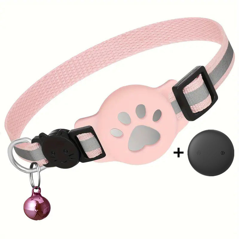 Cartoon Printed Pet Cat Locator Collar