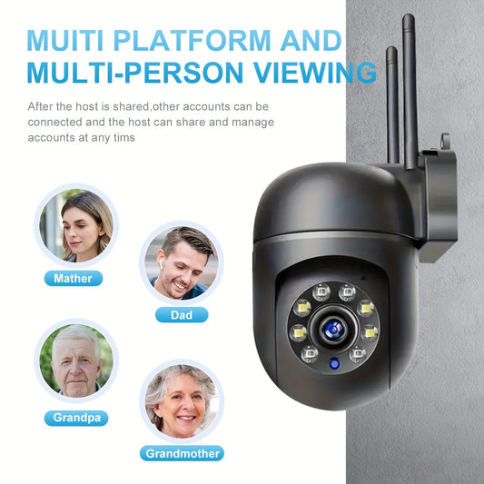 360° HD Wireless Outdoor Security Camera