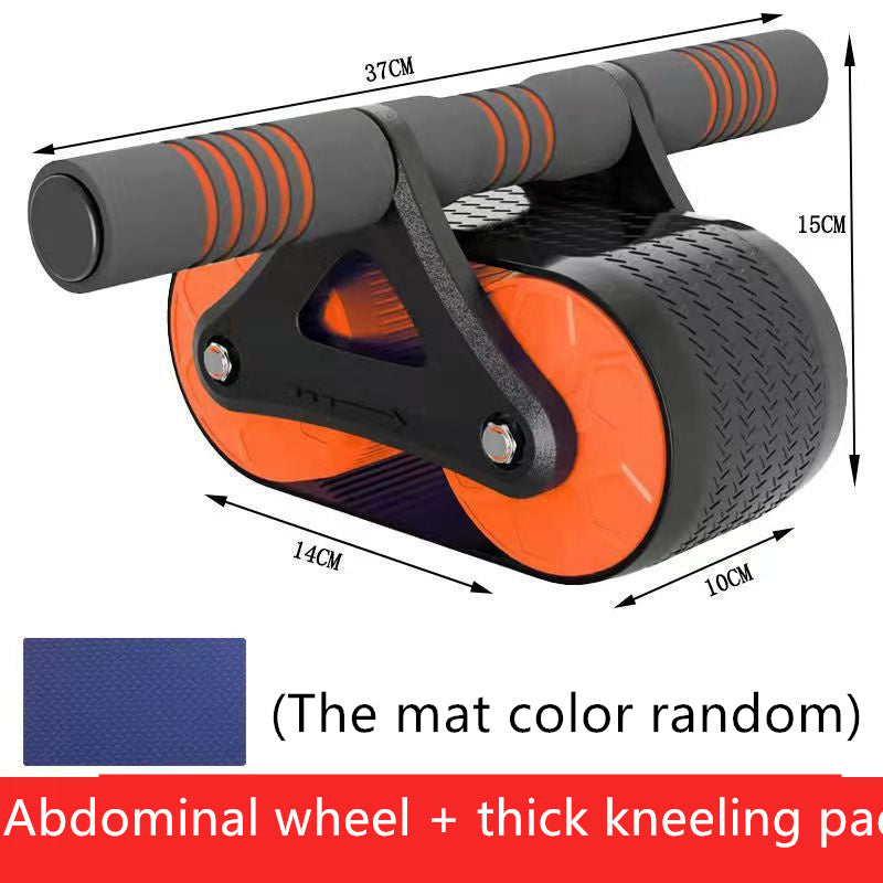 Automatic Rebound Double Wheel Ab Roller Trainer