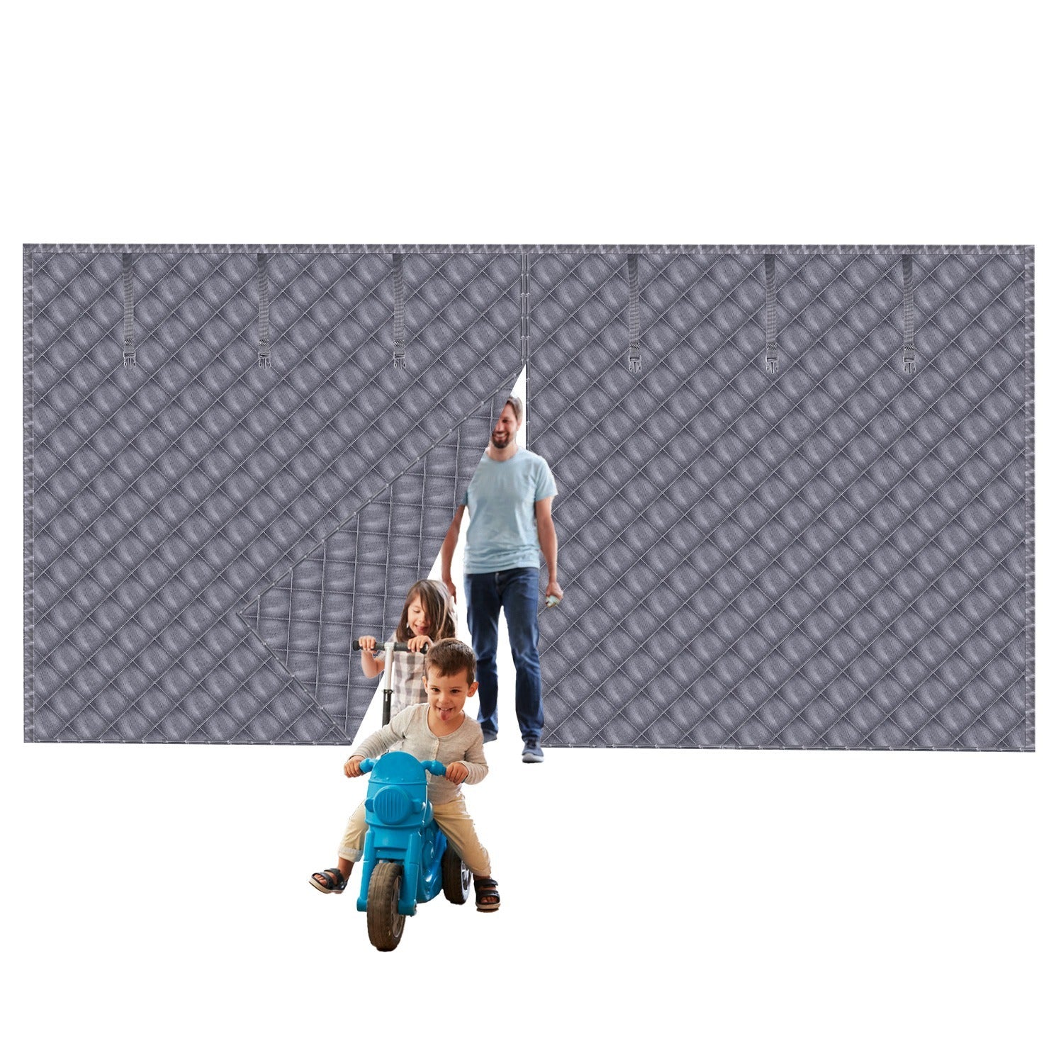 Magnetic Thermal Insulated Garage Door Curtain