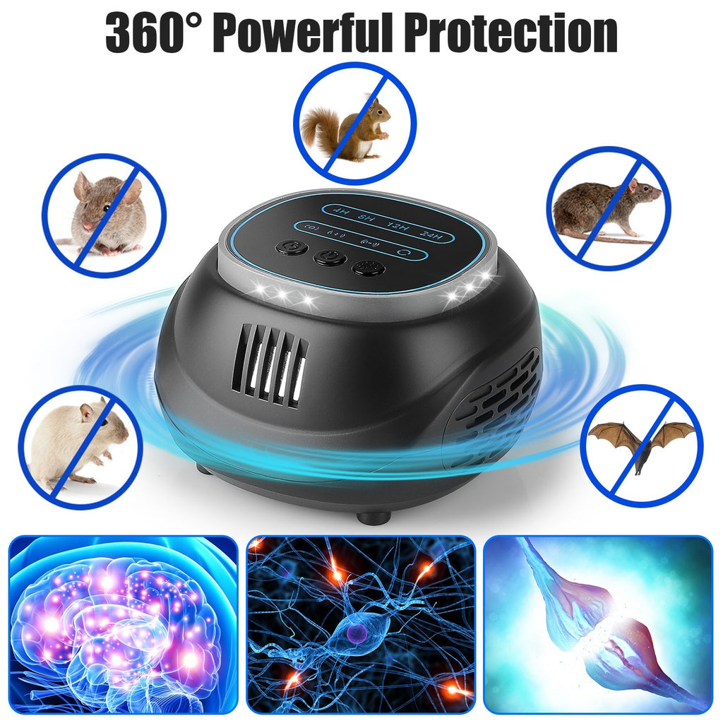 Ultrasonic 4-Mode Rodent Pest Repeller