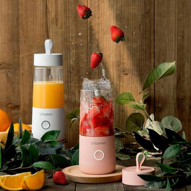 350ml Portable USB Rechargeable Juicer Blender Cup