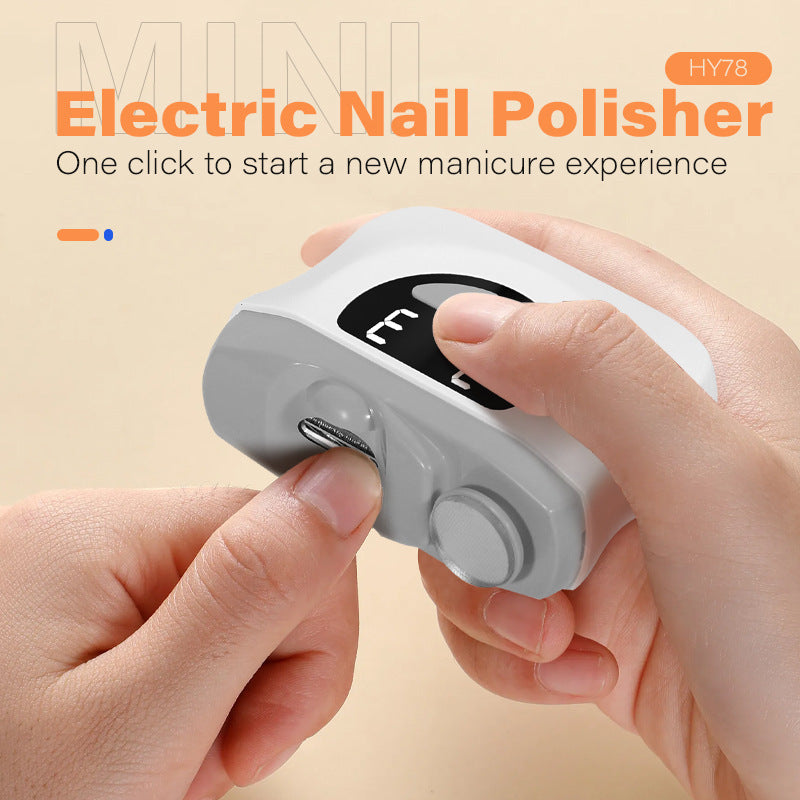 Electric Nail Clipper Grinder with LED