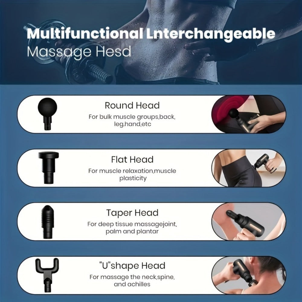 Mini Portable USB Muscle Massage Gun