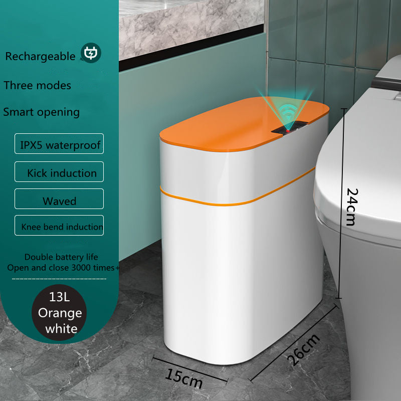 Automatic Smart Sensor Trash Can with Lid