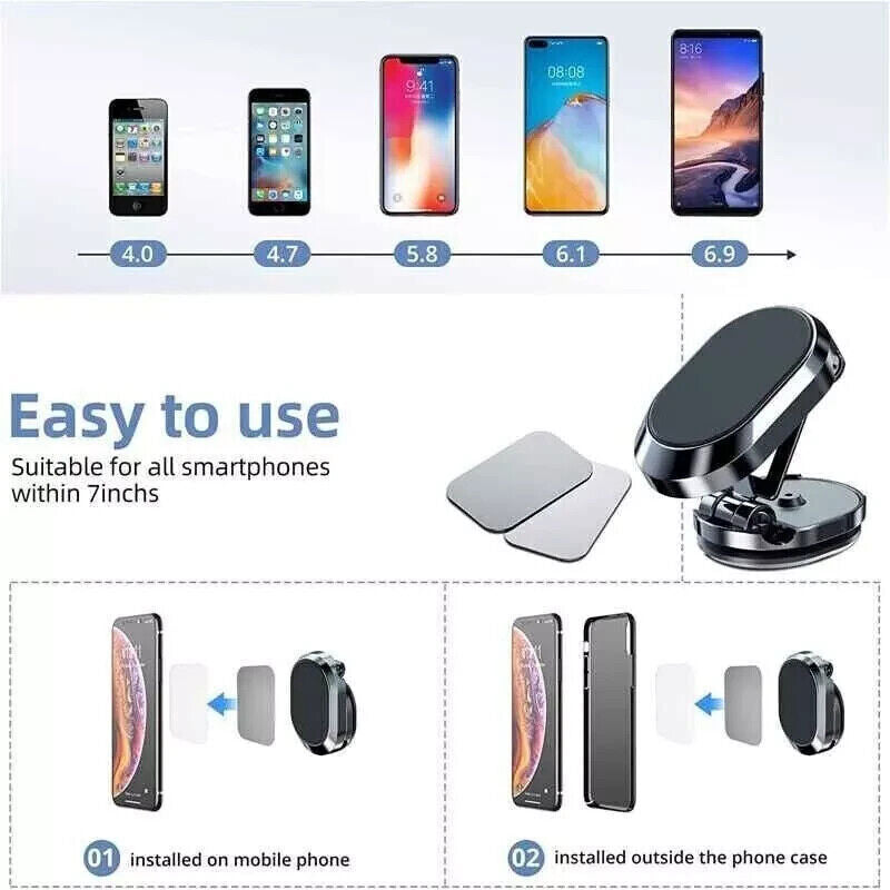 Magnetic Rotatable Car Dashboard Phone Holder
