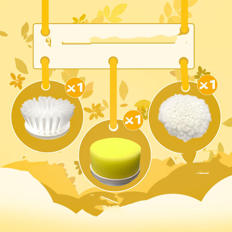 Rechargeable Electric Kitchen Cleaning Scrubber Brush