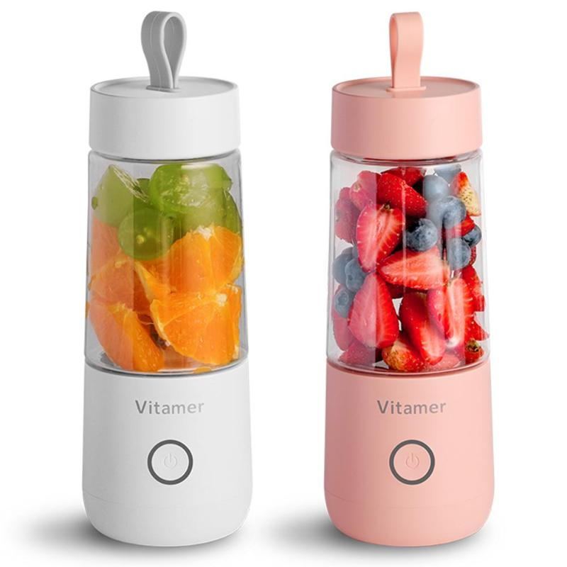 350ml Portable USB Rechargeable Juicer Blender Cup