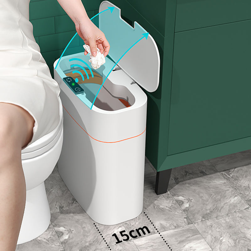 Automatic Smart Sensor Trash Can with Lid