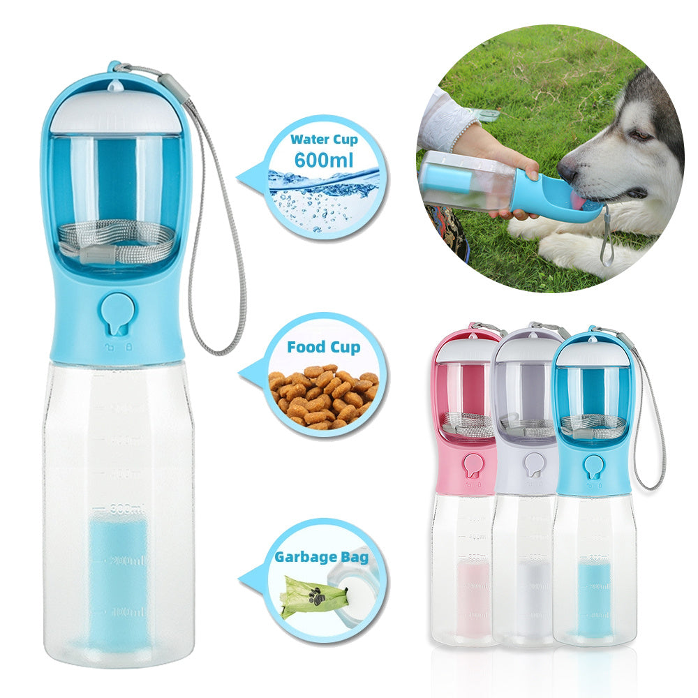 Pet Food Feeder Drinker Bottle