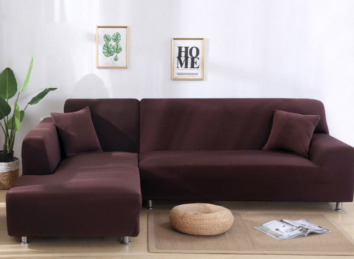 Solid Corner Sofa Covers Couch Slipcovers