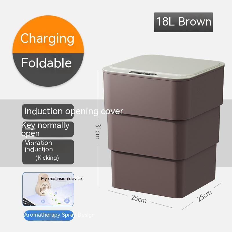 Automatic Smart Sensor Trash Can with Lid