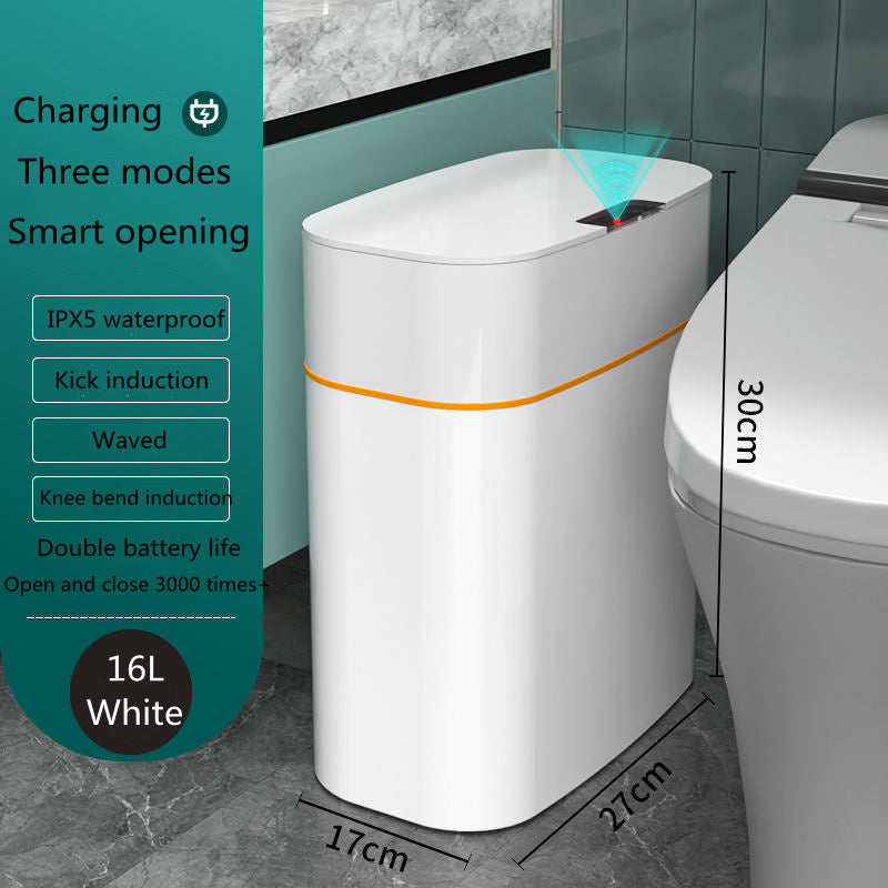 Automatic Smart Sensor Trash Can with Lid