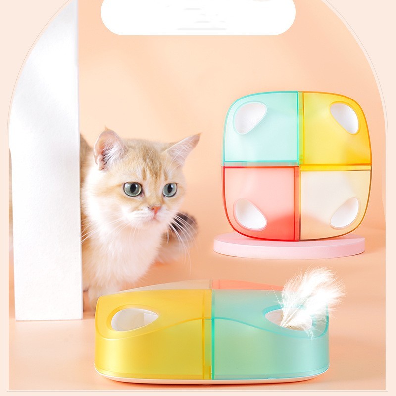 Automatic Rechargeable Electric Feather Cat Toy