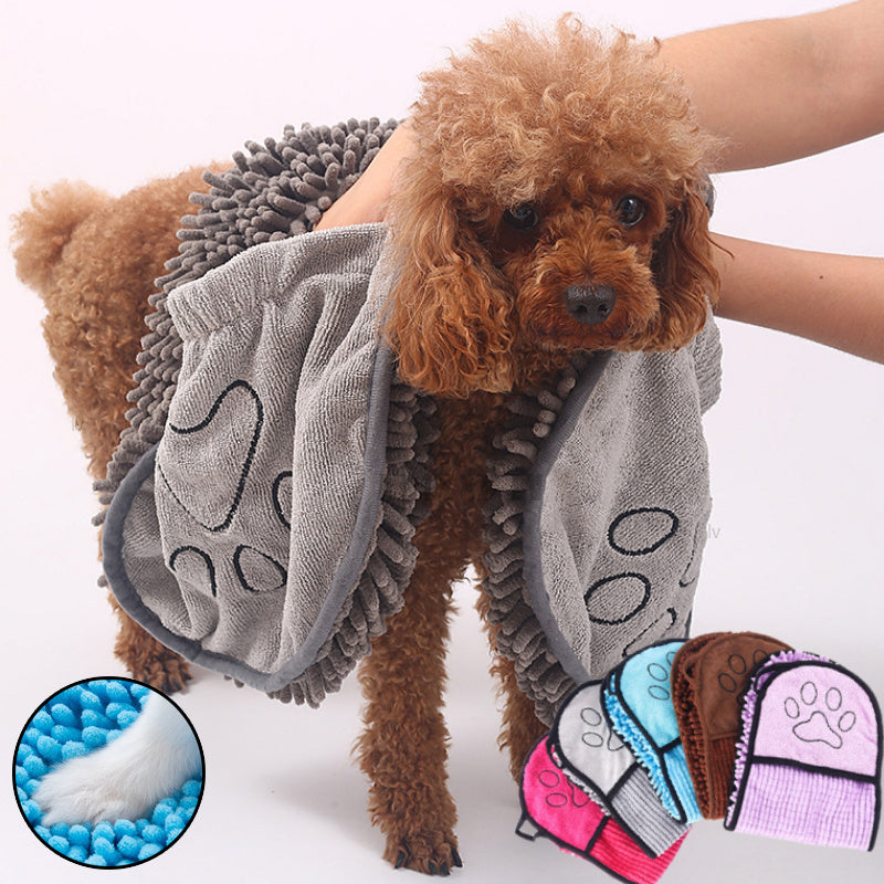 Super Absorbent Quick-Dry Pet Bath Towel