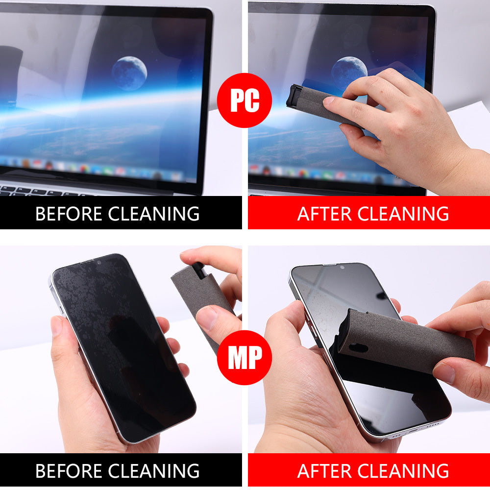 Portable 2-in-1 Screen Cleaning Kit