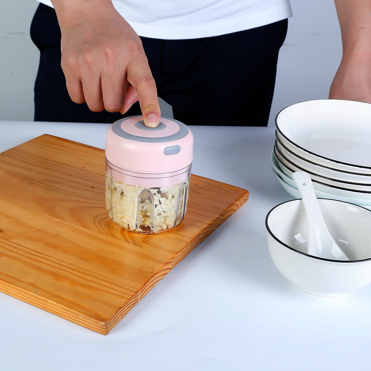 Mini Electric Cordless Food Chopper Blender