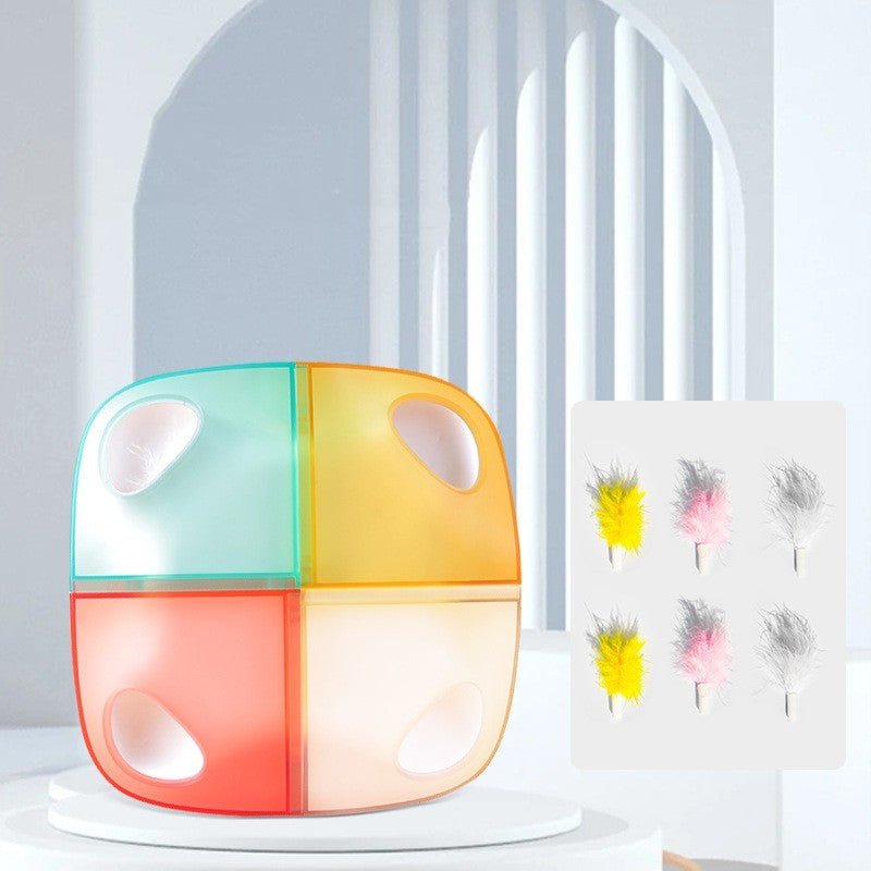 Automatic Rechargeable Electric Feather Cat Toy