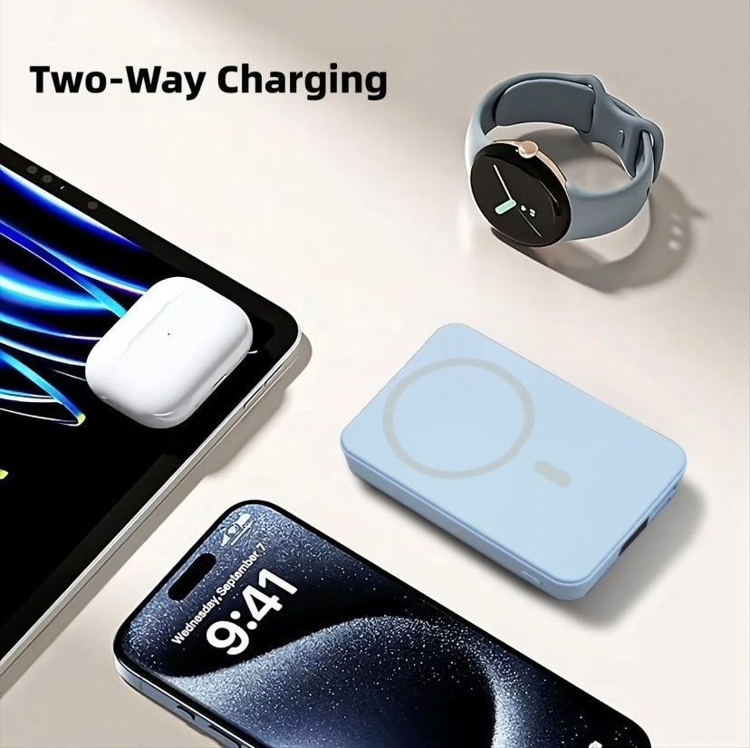 Magnetic 10000mAh Wireless Fast Charging Power Bank