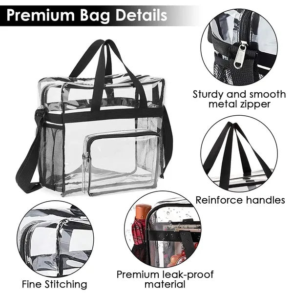 Clear Stadium Approved Crossbody Shoulder Bag