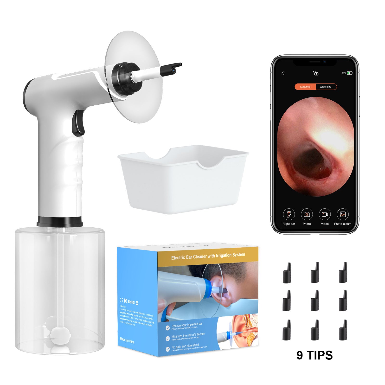 Electric Ear Cleaning Device for Home Use