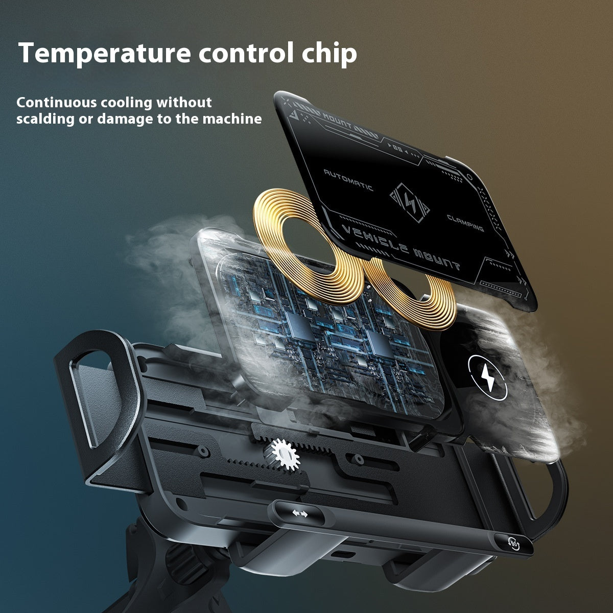 Wireless Charger Double-line Folding Mobile Bracket