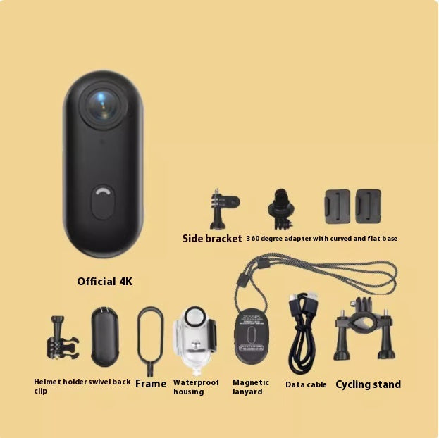 4K Mini Action Camera for Sports and Bikes