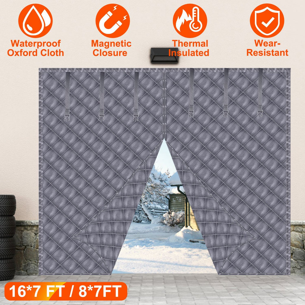 Magnetic Thermal Insulated Garage Door Curtain