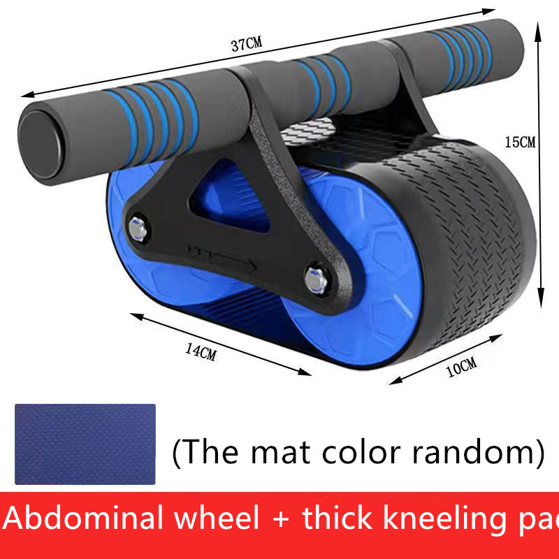 Automatic Rebound Double Wheel Ab Roller Trainer