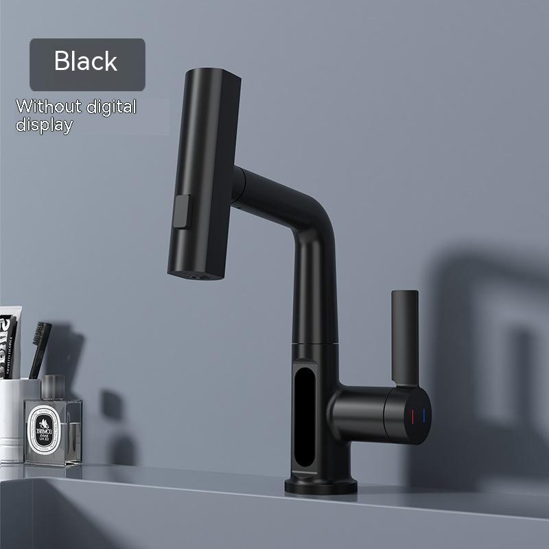 Intelligent Digital Display Pull-Out Basin Faucet