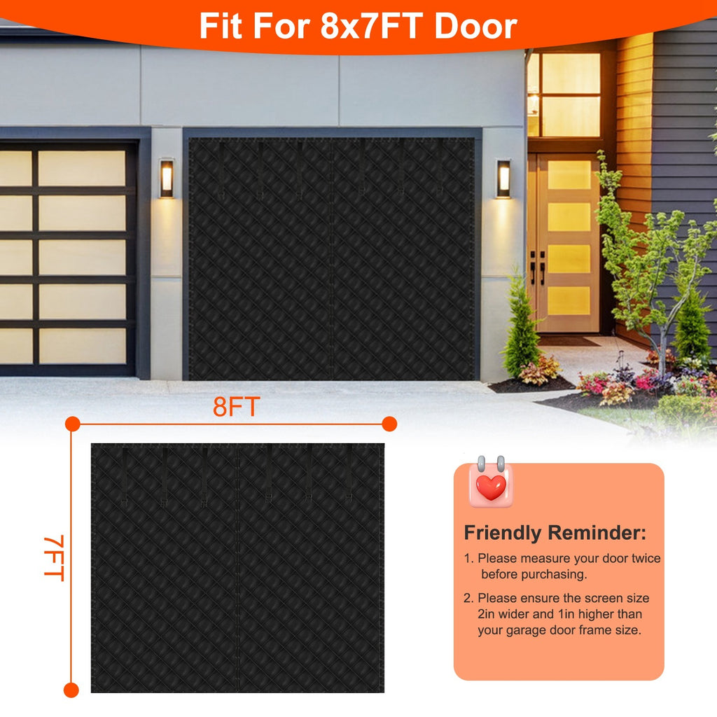 Magnetic Thermal Insulated Garage Door Curtain