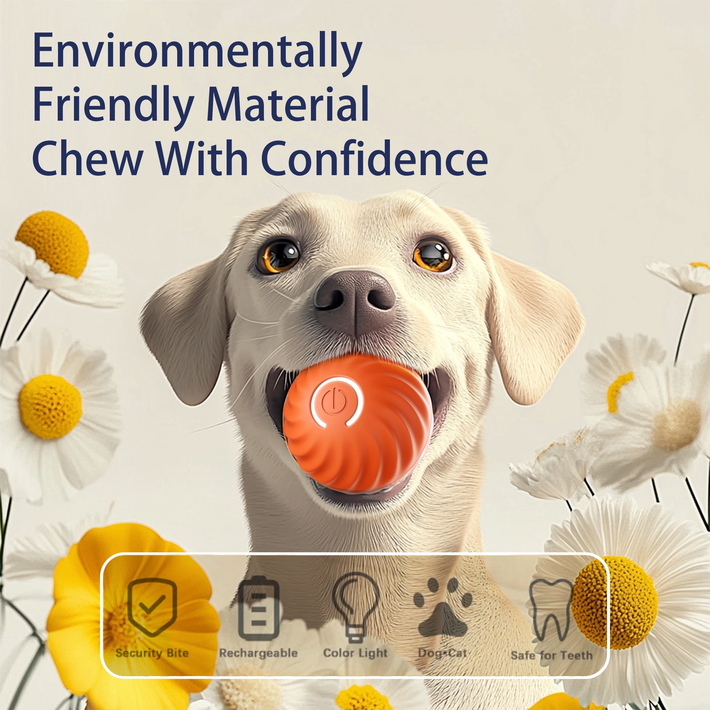 Smart Interactive Automatic Bouncing Dog Toy