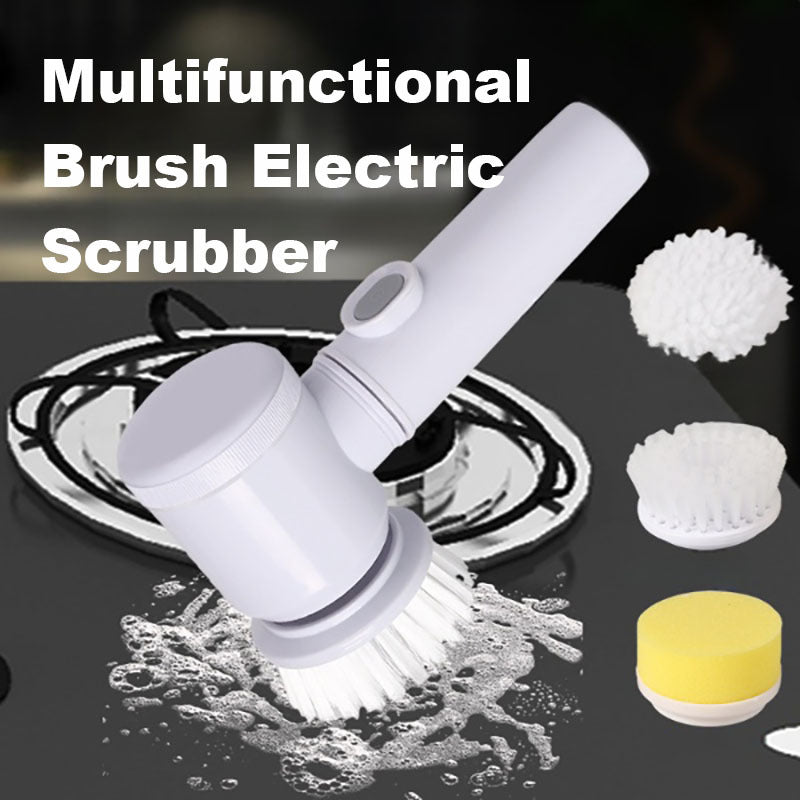 Rechargeable Electric Kitchen Cleaning Scrubber Brush