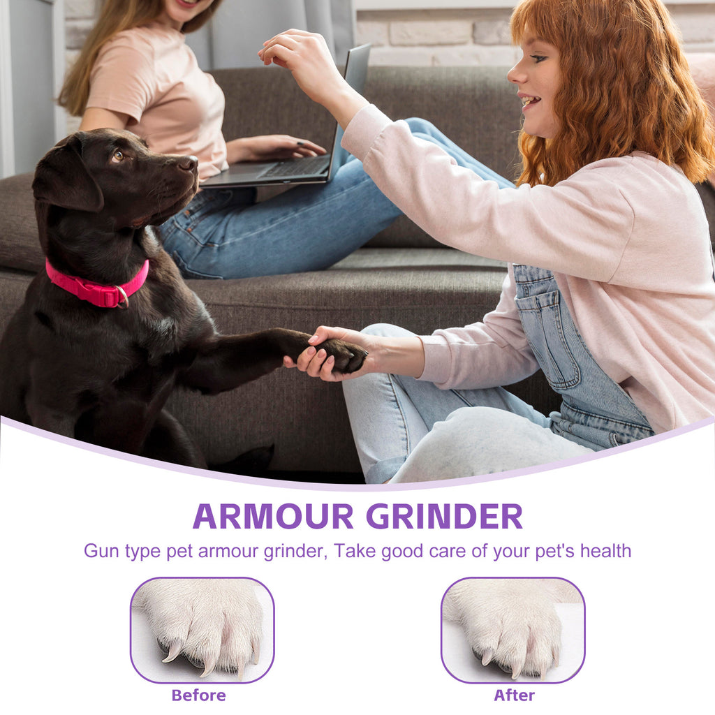 Rechargeable LED Pet Nail Clipper Trimmer