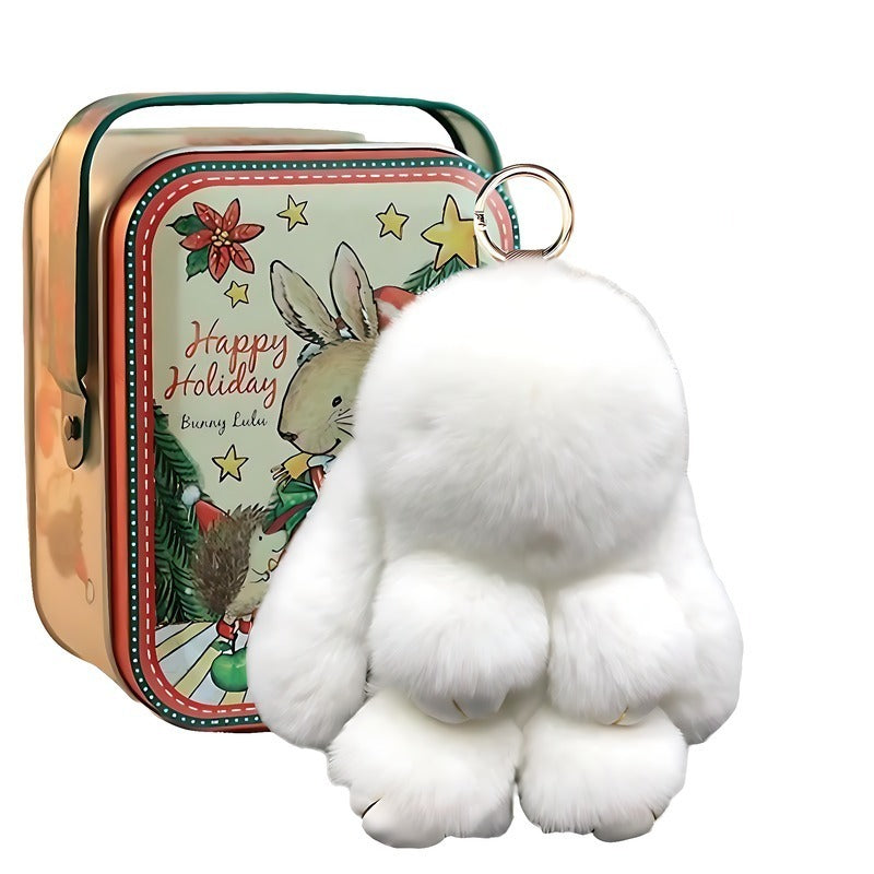 1PC Handmade Soft Plush Rabbit Toy