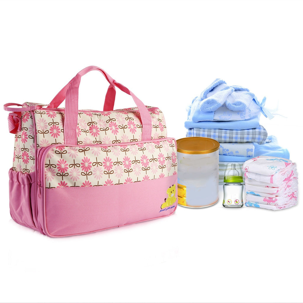 5-Piece Baby Diaper Bag Travel Set