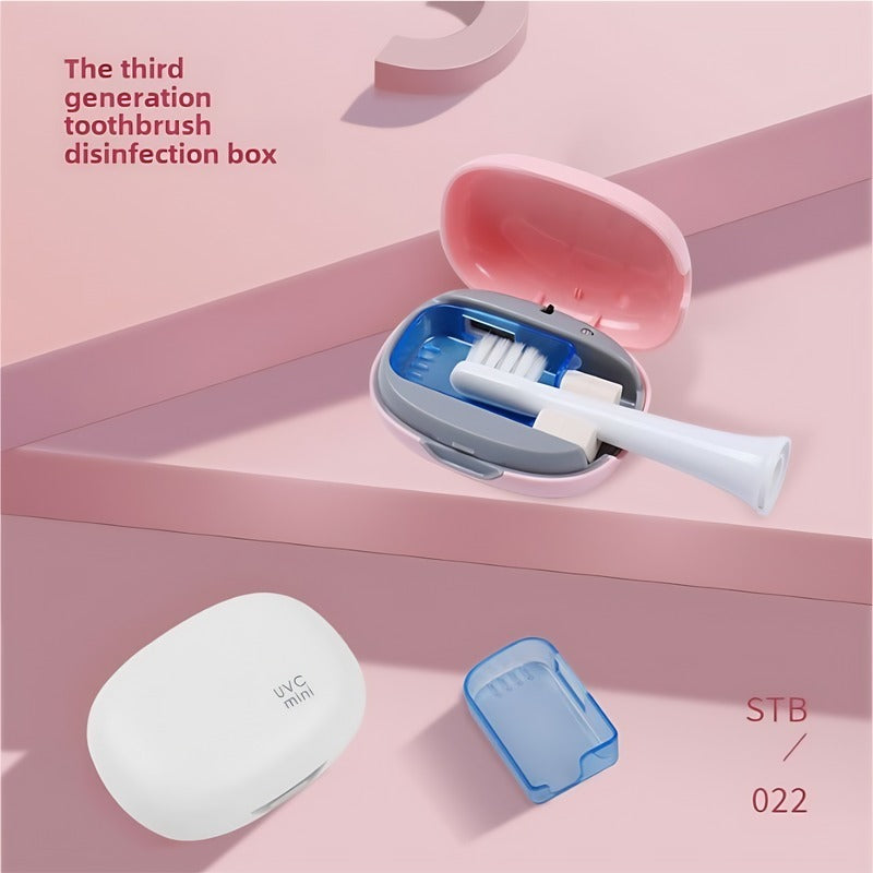 Portable UV Toothbrush Sterilizer Storage Box