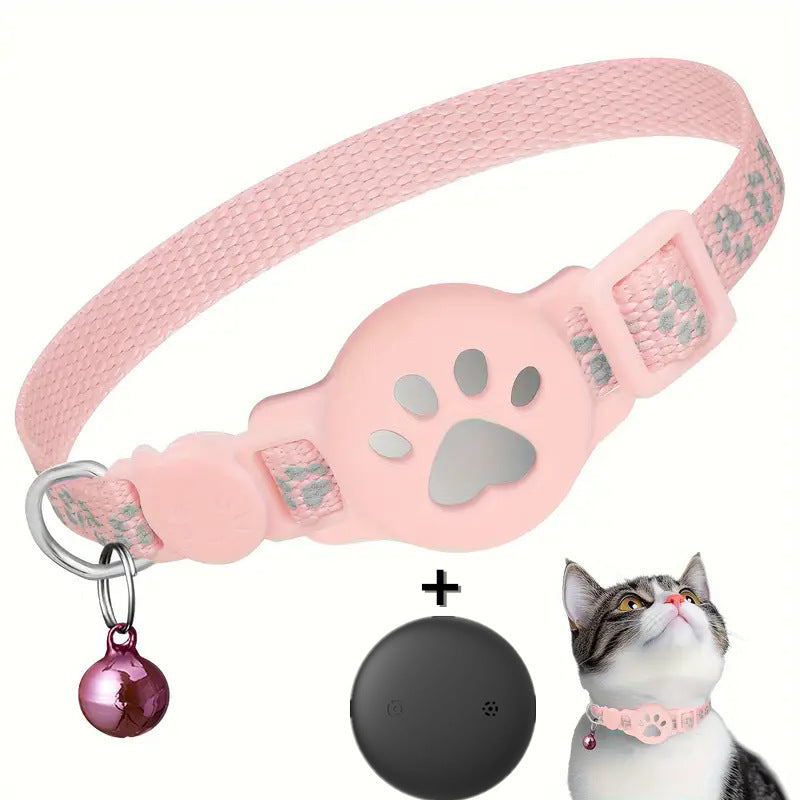 Cartoon Printed Pet Cat Locator Collar