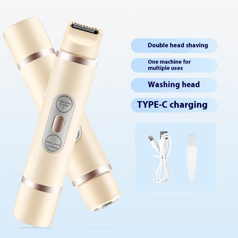 Double-Headed Electric Women’s Shaver